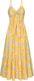 GRACE KARIN Summer Floral Maxi Dress - Flowy Boho Sundress