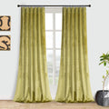 Roslynwood Velvet Curtain Panels for Room Darkening Luxury Drapes