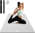 CAMBIVO Large Yoga Mat 6ft x 4ft - Extra Wide Thick Workout Mat