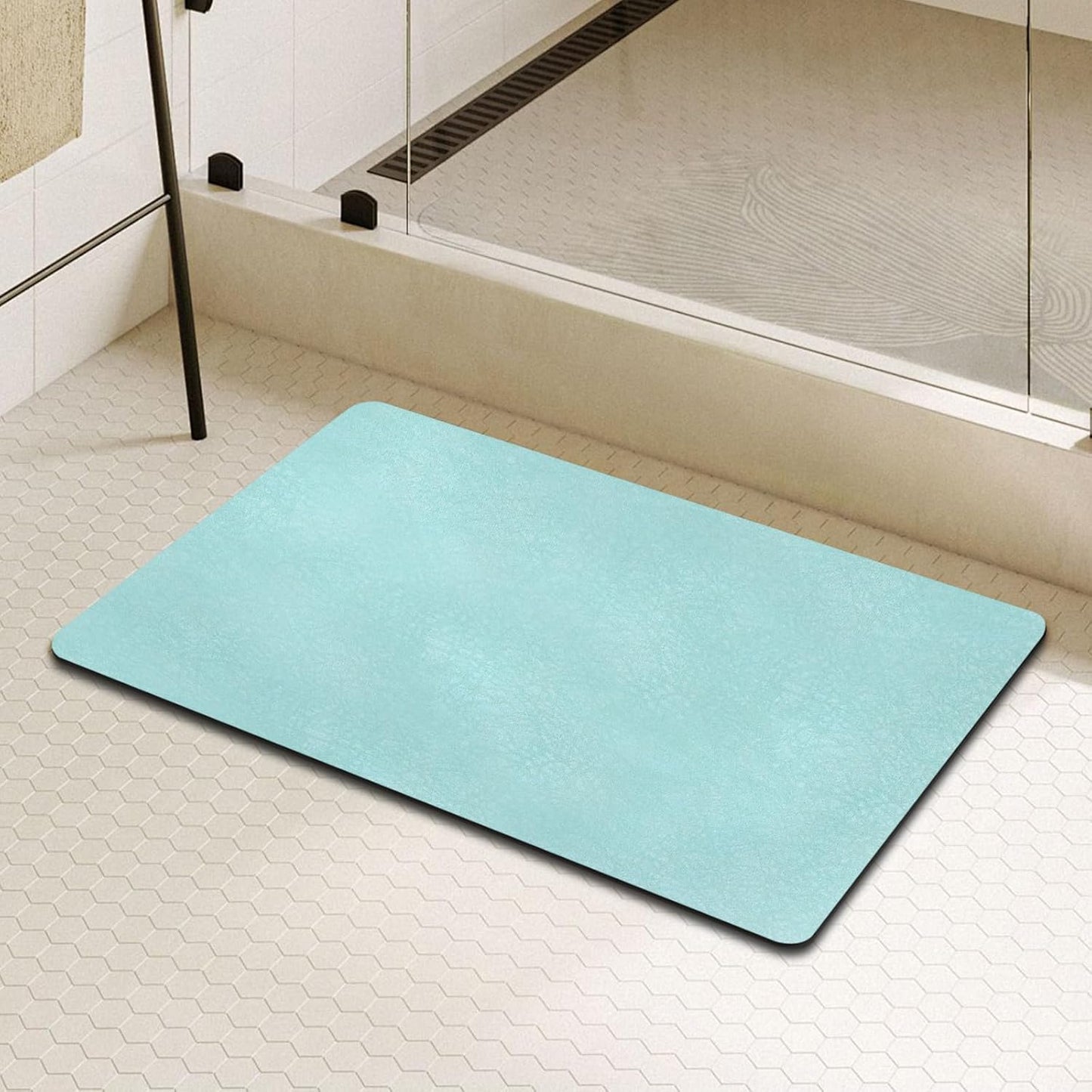 Diatomaceous Earth Bath Mat - Super Absorbent Quick Dry Rug