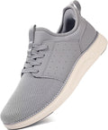 Men Laceless Casual Dress Sneakers - Lightweight Slip-On Comfort