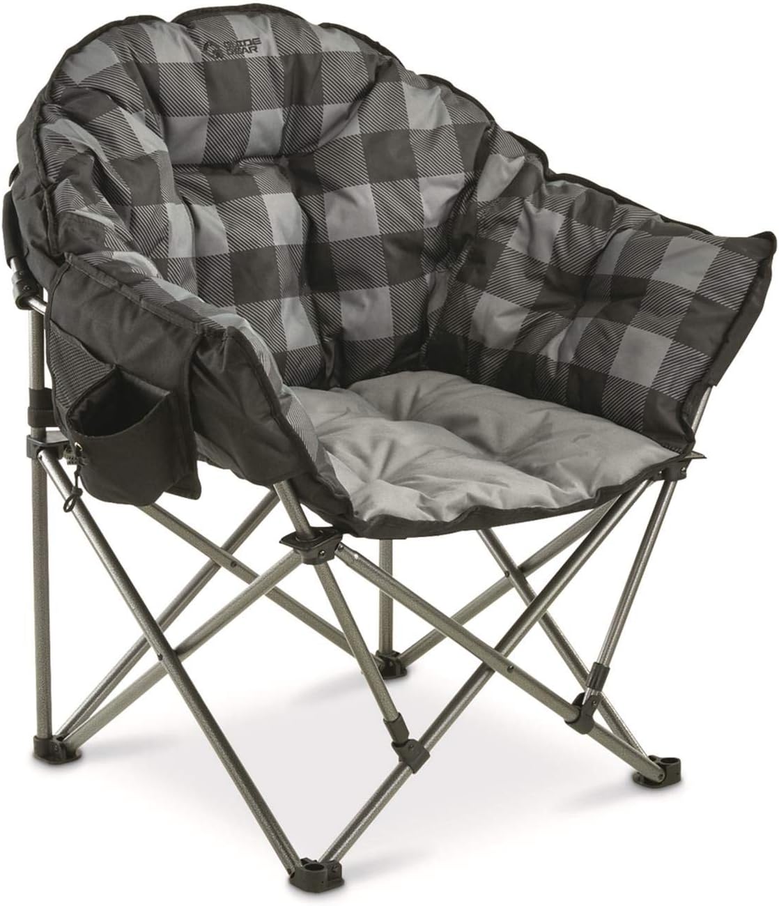 Guide Gear Club Camping Chair: Oversized, Portable, and Comfy