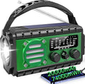 20000mAh Emergency Radio with NOAA Weather Alerts - Portable Power