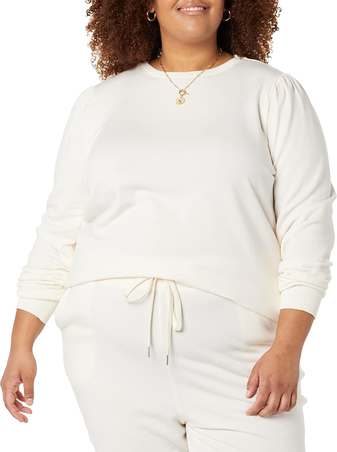 Puff Sleeve Sweatshirt for Women - Stylish and Comfortable Fit