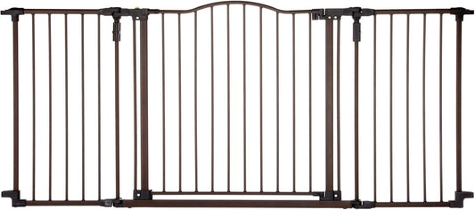 Sturdy One-Hand Operation Wide Baby Gate - 72 Deluxe Dcor by Toddleroo
