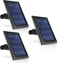 Wasserstein Solar Panel 2W 6V for Arlo Ultra/Pro 3/4/5S - 3-Pack