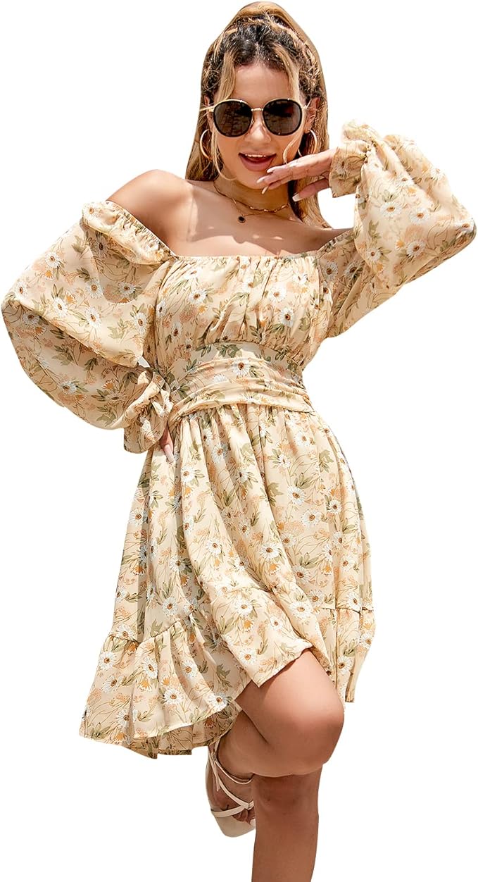EXLURA Women Tie Back Wedding Guest Dresses for Every Occasion