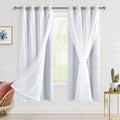 Hiasan Greyish White Blackout Curtains for Elegant Home Decor