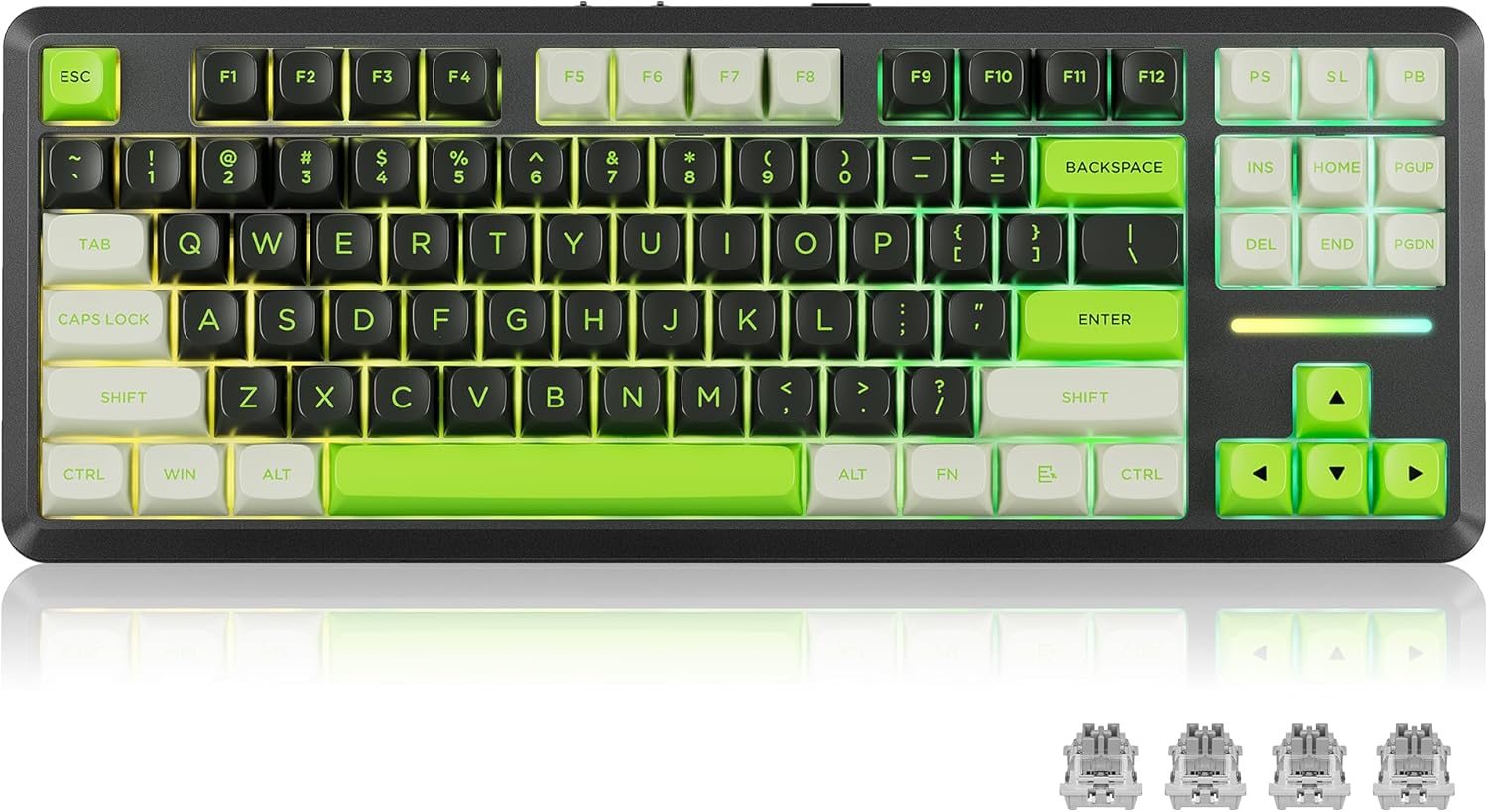 Redragon K734B Wireless Mechanical Keyboard: Custom TKL RGB