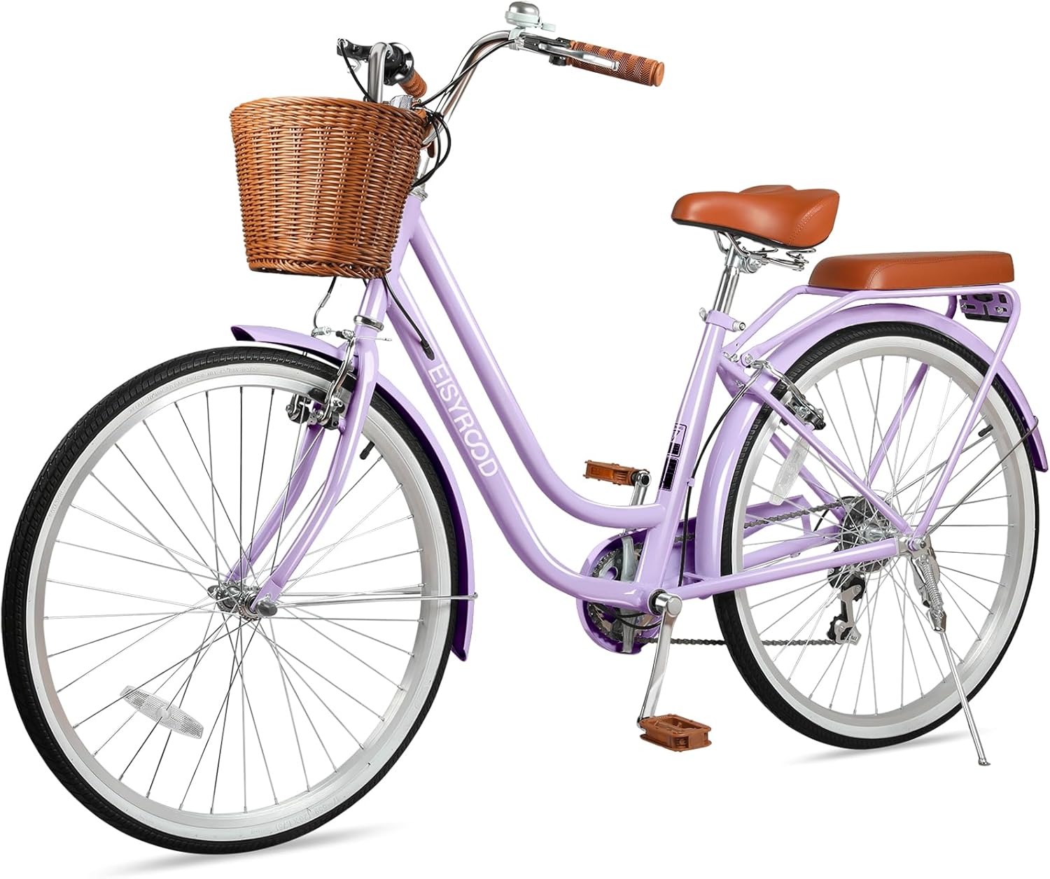 26 Inch Cruiser Bike for Women with 7-Speed Comfort Features