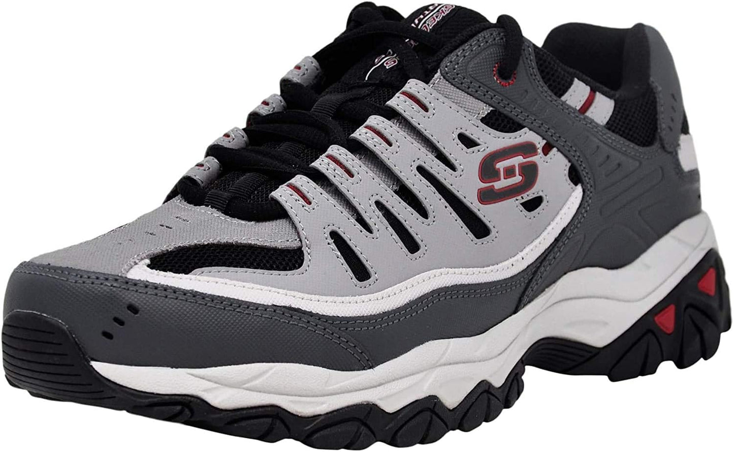 Skechers Men's Afterburn Memory Fit Lace-up Sneakers for Comfort