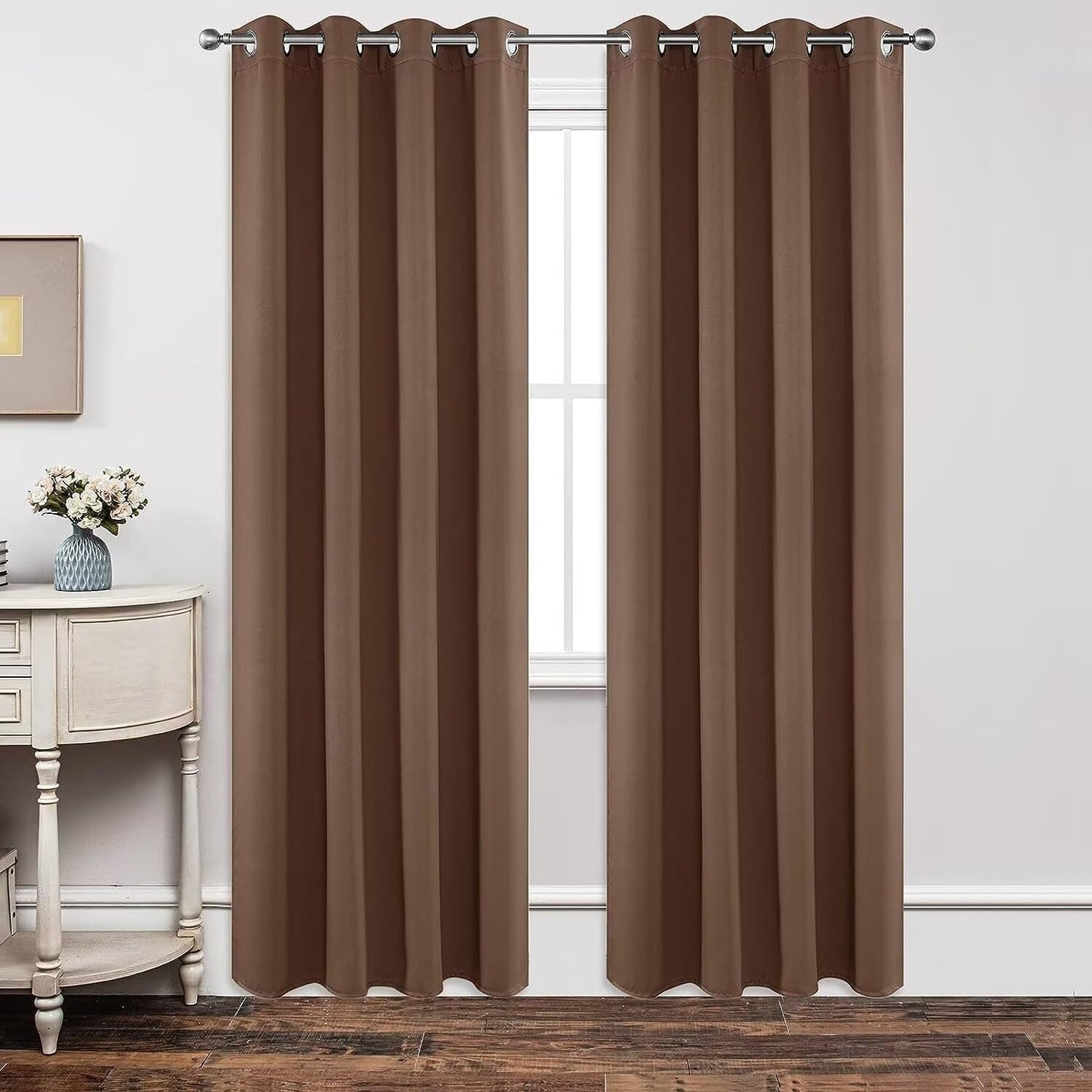 Joydeco Blackout Curtains 95 Inch Length for Living Room & Bedroom