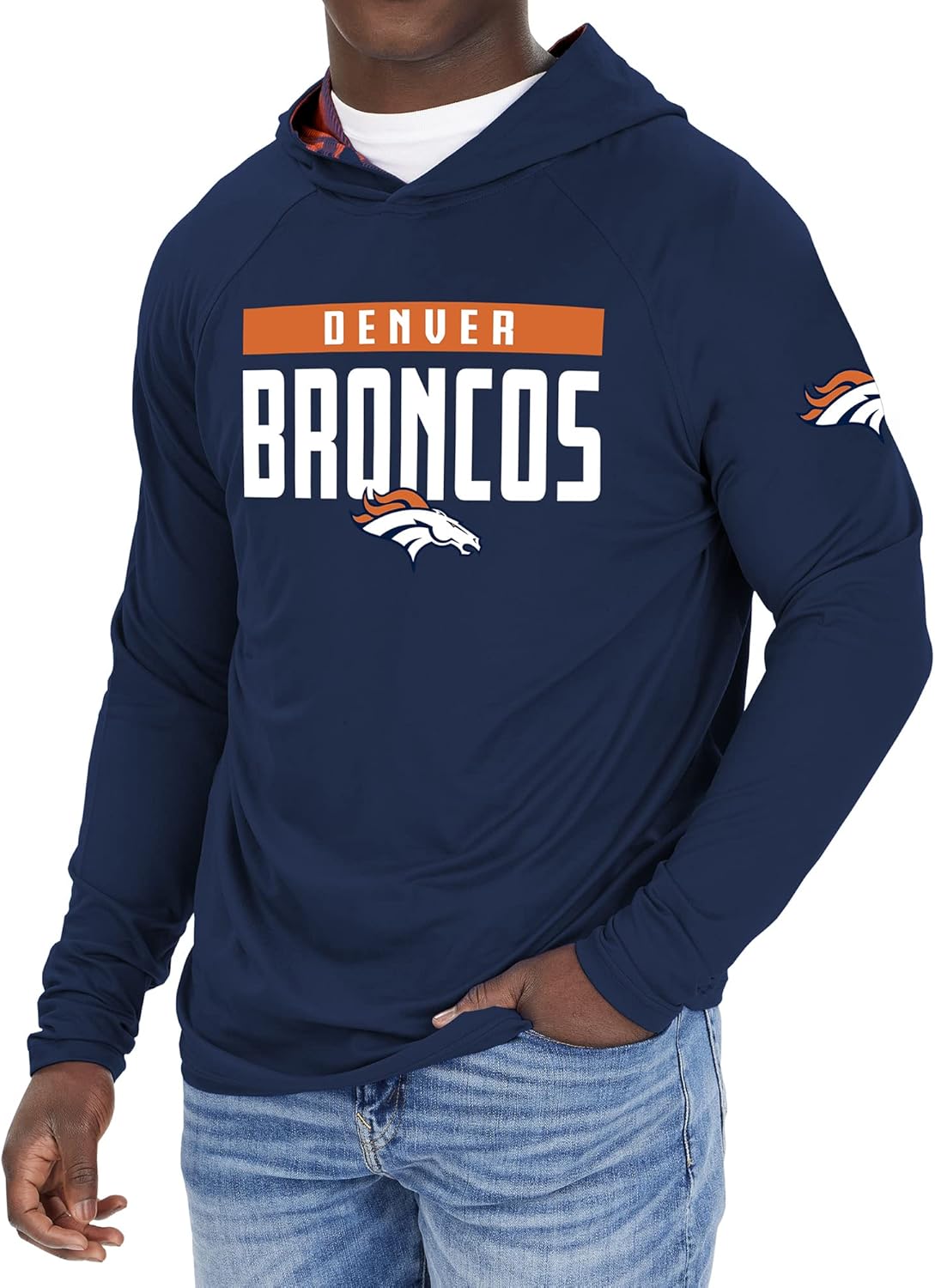Zubaz NFL Men's Lightweight Hoodie in Camo Patterns for Fans