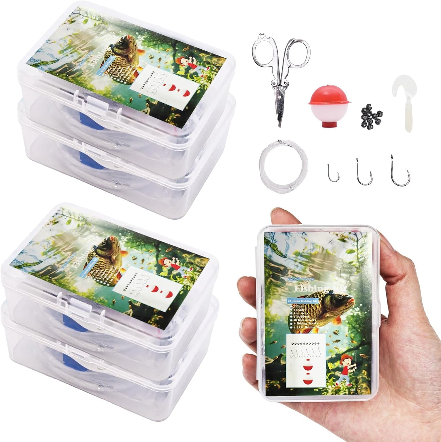Portable Kids Fishing Kit for Survival