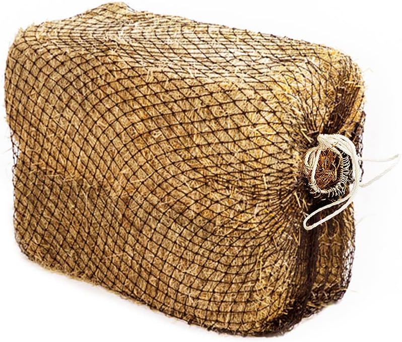 Bloomoak Slow Hay Net Feeder for Horses - Durable PE Material