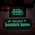 Halloween Kitchen Mat Set of 2 Glow in The Dark Decorative Rugs