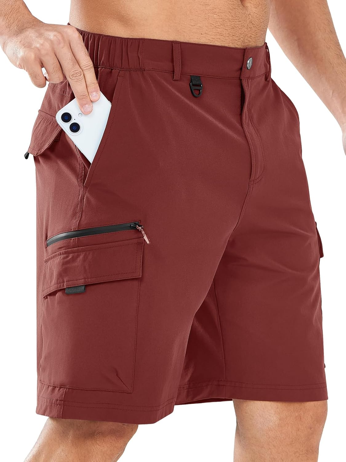 NORTHYARD Men's Cargo Hiking Shorts 9in for Outdoor Adventures