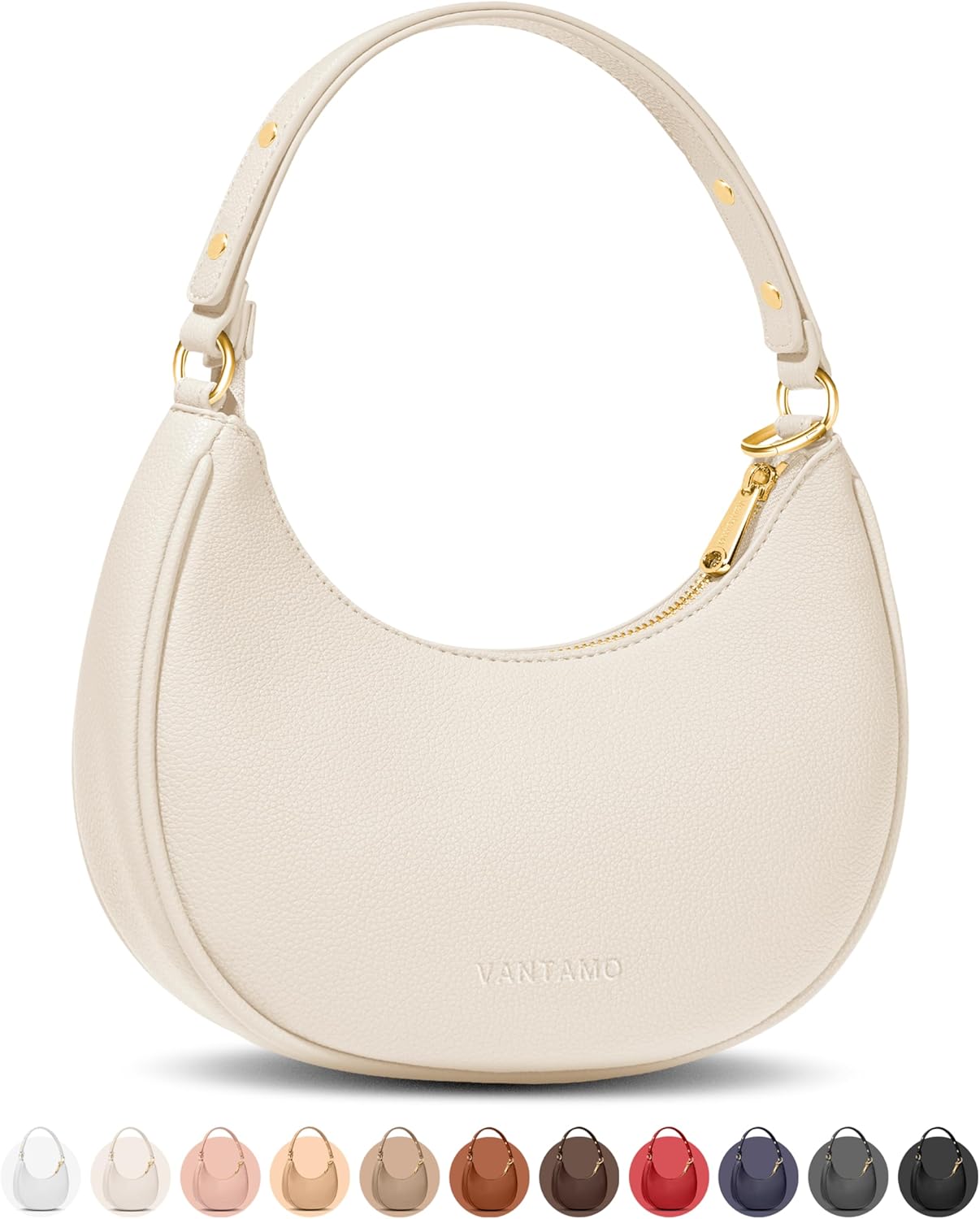Vantamo Crescent Bags for Women with RFID Protection and Style