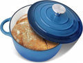 Trustmade 4.5 QT Cast Iron Dutch Oven, Enamel Coated - Healthy, Even