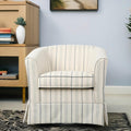 Modern 360-Degree Swivel Accent Chair with Removable Cushion - Cozy