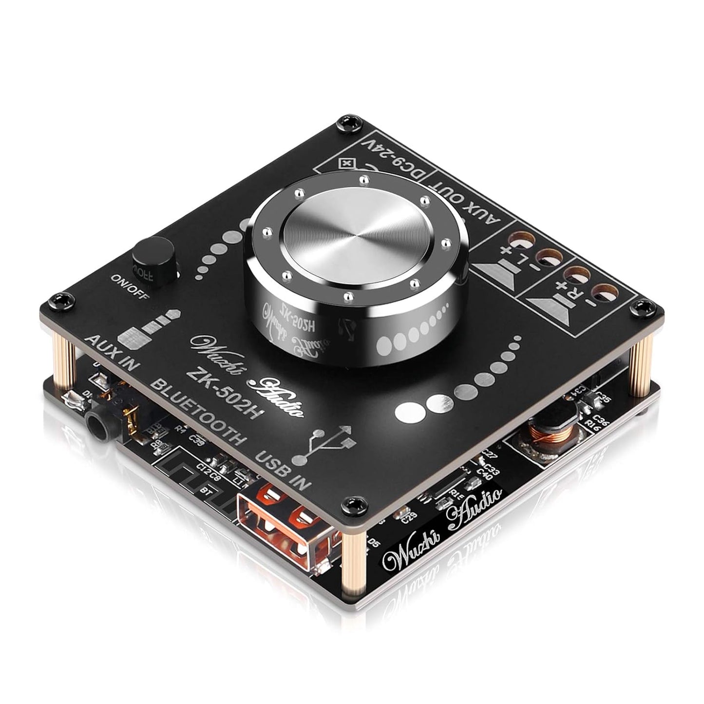 HiFi Bluetooth 5.0 Stereo Amplifier - 2X50W Power!