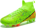 Unisex-Child Soccer Cleats Lightweight Training Football Shoes
