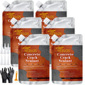 Concrete Crack Filler Self Leveling 6 Pack - Fast Waterproof Repair