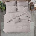 Twin/Twin XL Duvet Cover 100% Egyptian Cotton Sateen - Light Grey