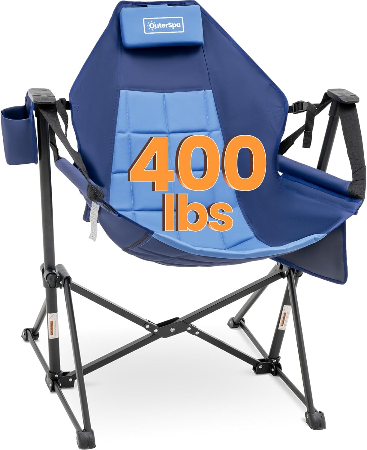 Adjustable Backrest Hammock Chair - 400lbs Support