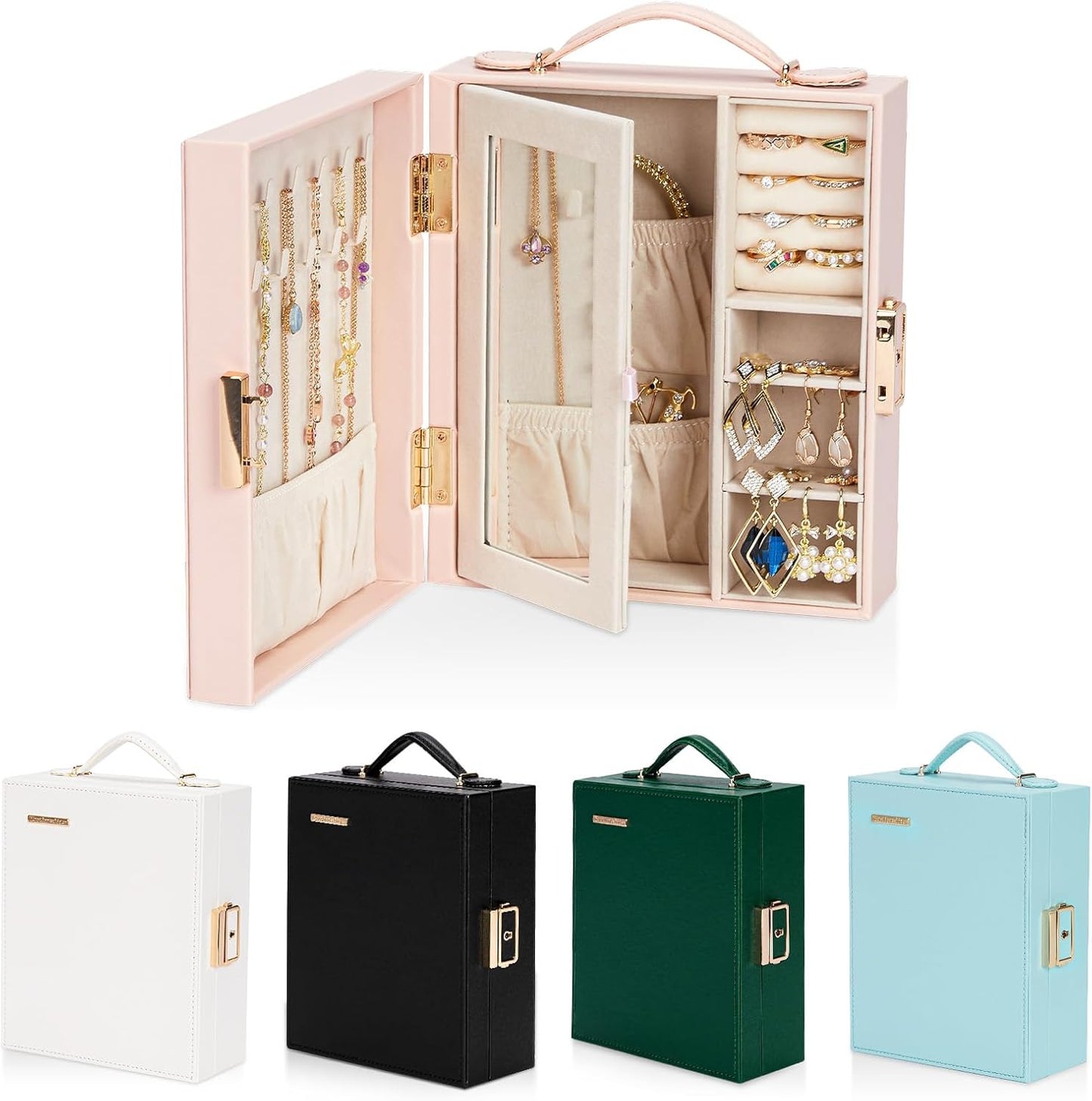 Portable Travel Jewelry Case - Organize on-the-go!