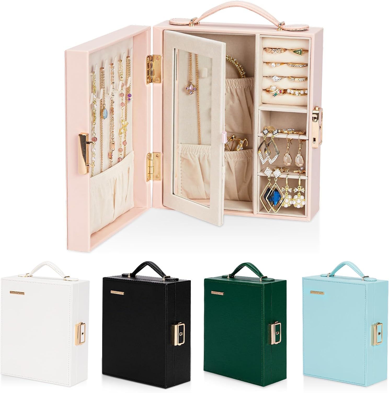 Portable Travel Jewelry Case - Organize on-the-go!