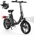 Folding Electric Bike for Adults 16in Tire Step-Thru - Portable