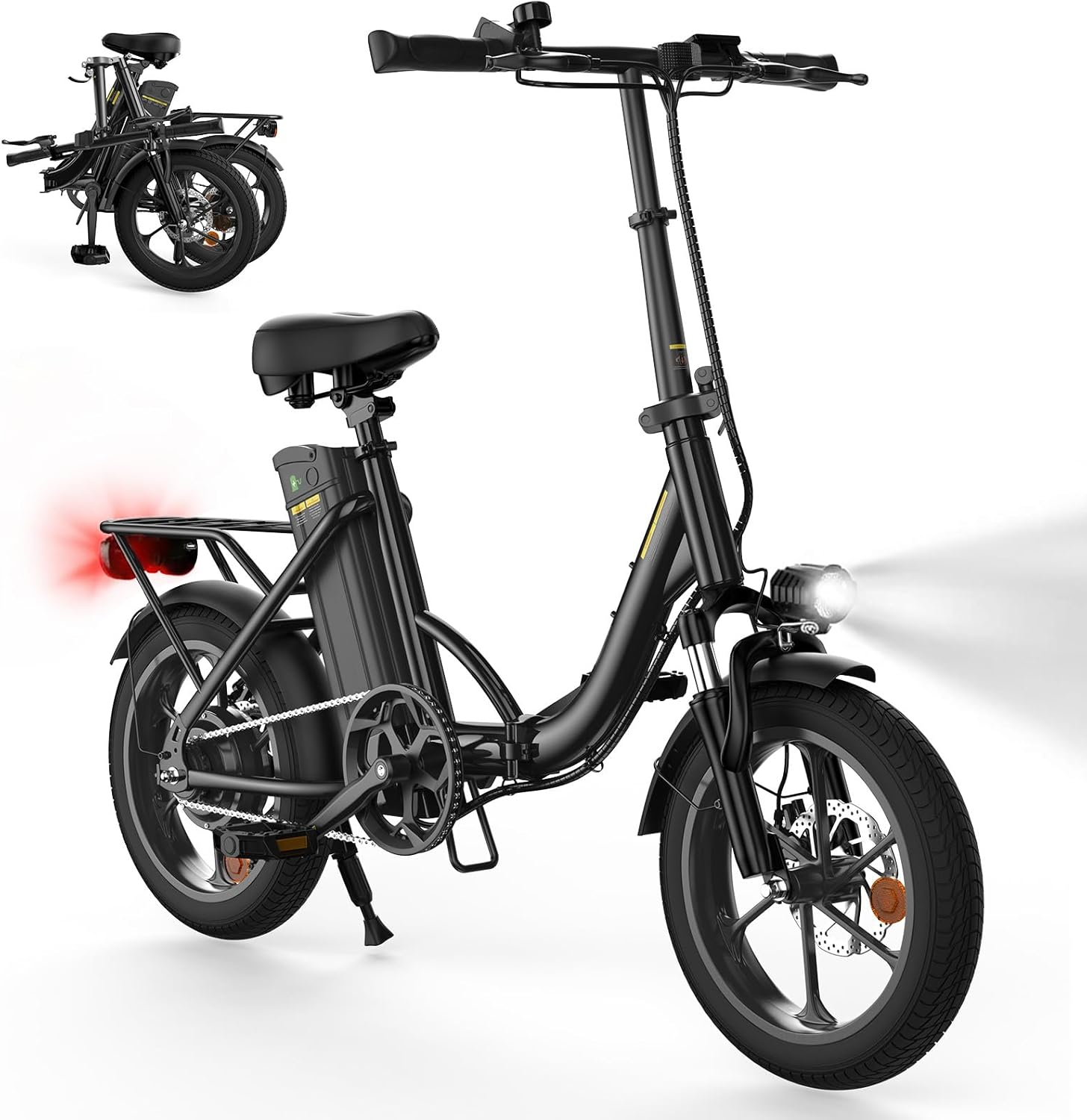 Folding Electric Bike for Adults with 1000W Motor and 60 Miles Range