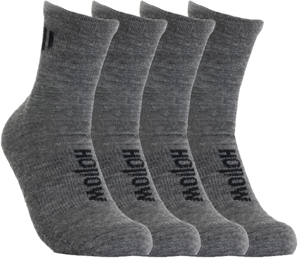 HOLLOW Alpaca Ankle Socks for Men and Women, Moisture Wicking