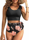 Two Piece High Waisted Swimsuits - Tummy Control Modest Bikini 2025