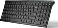 iClever BK10 Bluetooth Keyboard - Slim Wireless Keyboard with Number