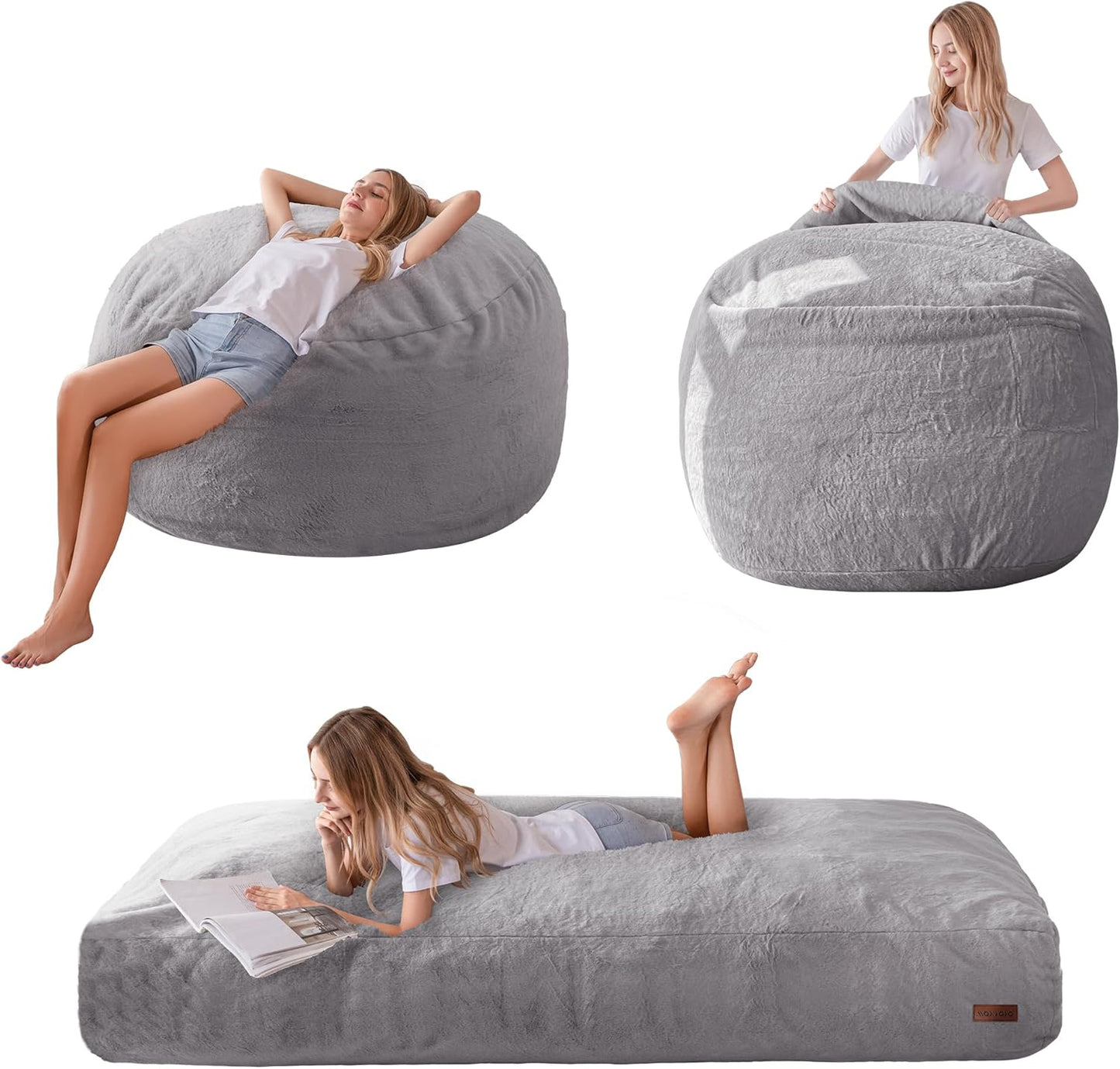 MAXYOYO Giant Bean Bag Chair Bed: Comfort Meets Versatility