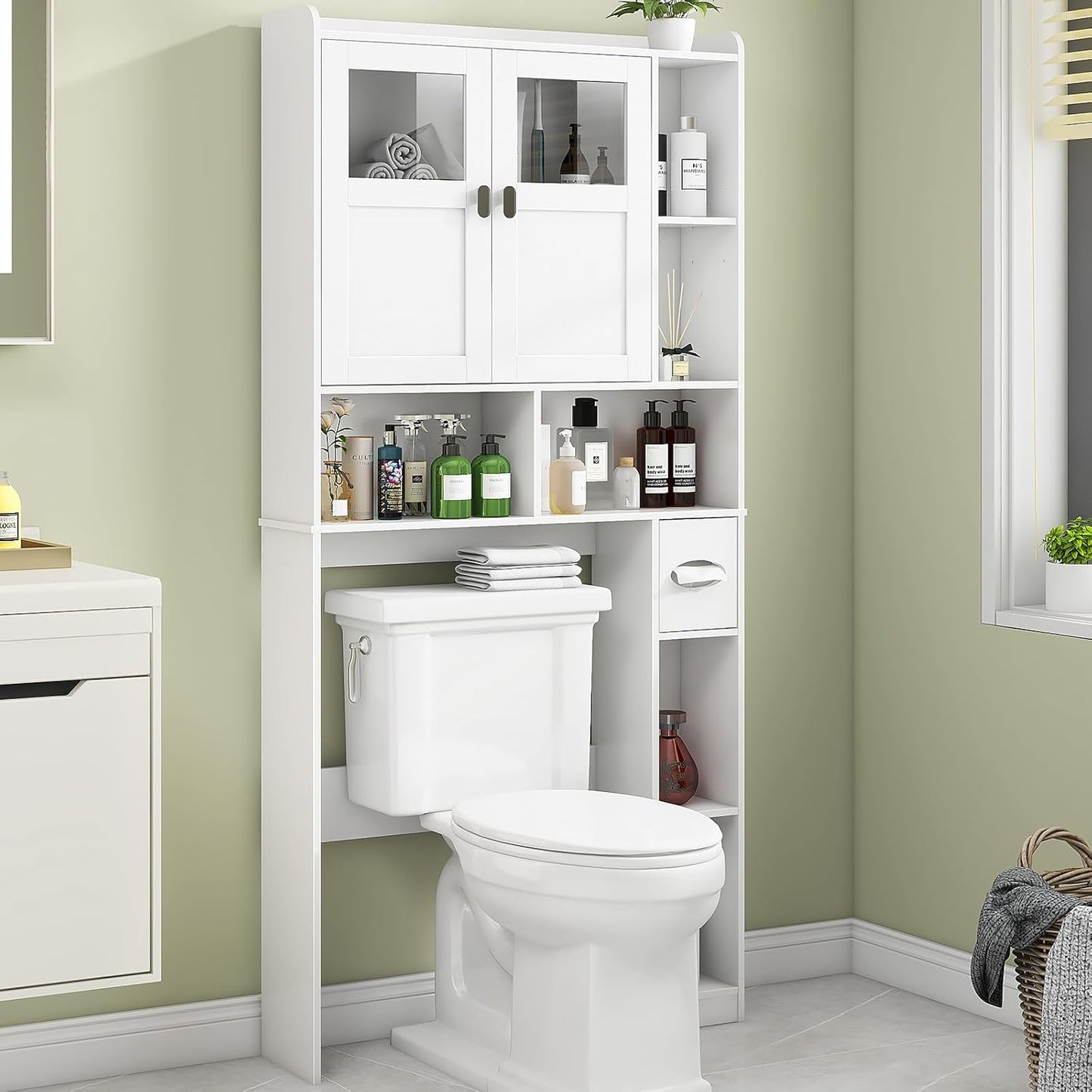 Vabches Over The Toilet Storage Cabinet for Modern Bathrooms