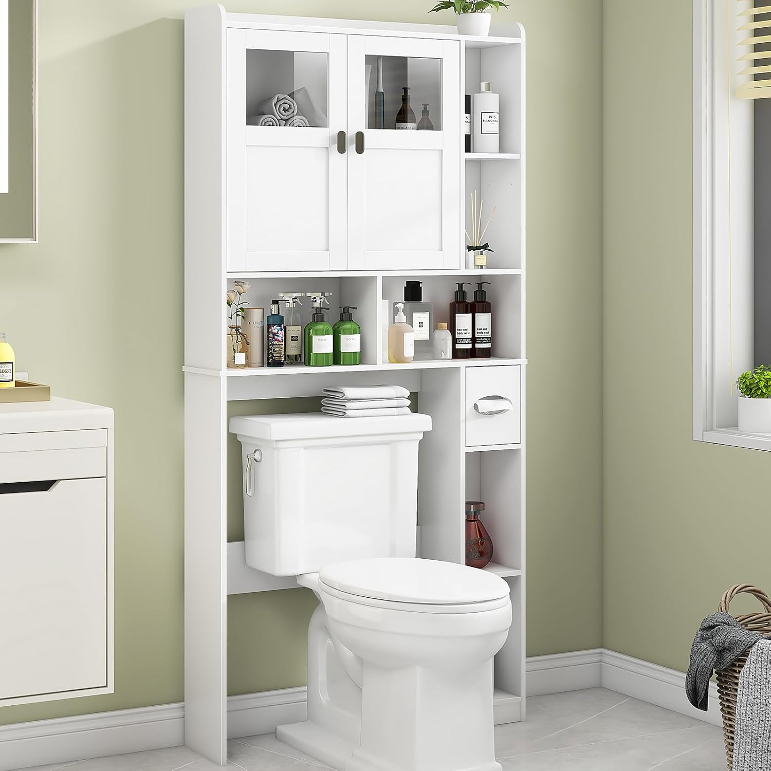 Vabches Over The Toilet Storage Cabinet for Modern Bathrooms
