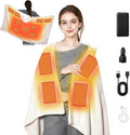 Cordless Heated Blanket with Hood for Ultimate Comfort Anywhere