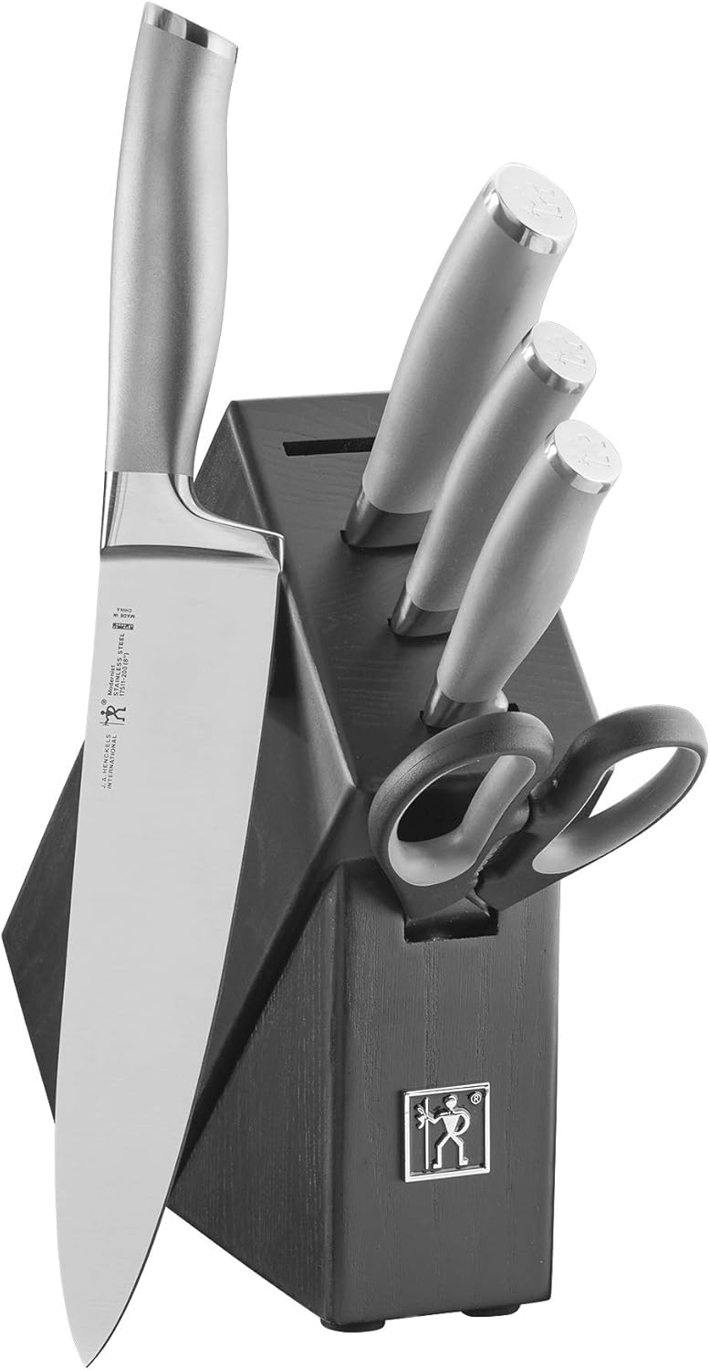 Henckels Modernist 6-pc Studio Knife Block Set for Precision Cutting