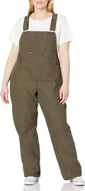 Dickies Women's Denim Bib Overall Relaxed Fit - Carpenter Style
