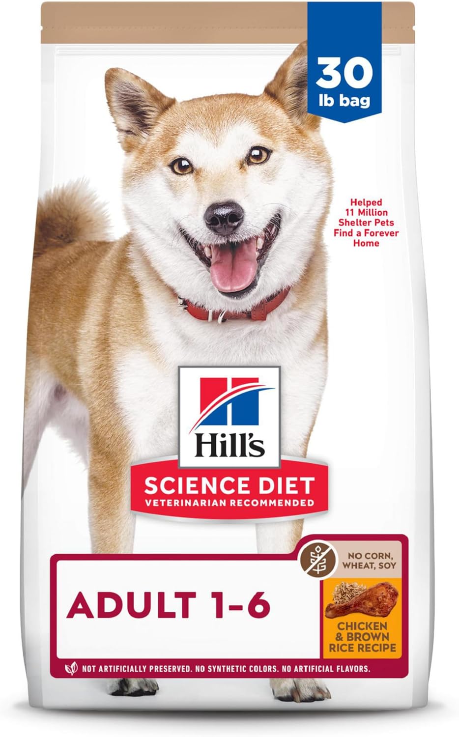 Hill's Science Diet Adult Premium Nutrition Dry Dog Food 30 lb