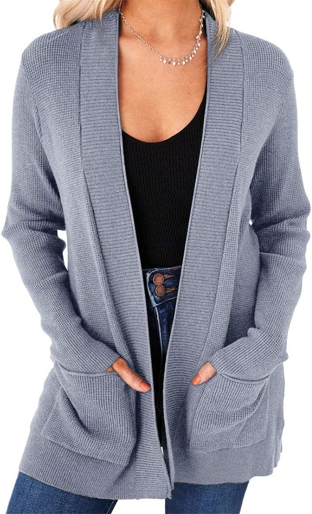 imesrun Womens Open Front Cardigans for Casual Style and Comfort