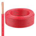 6 Gauge THHN Wire 100FT Red Stranded Copper - Flexible 600V Building