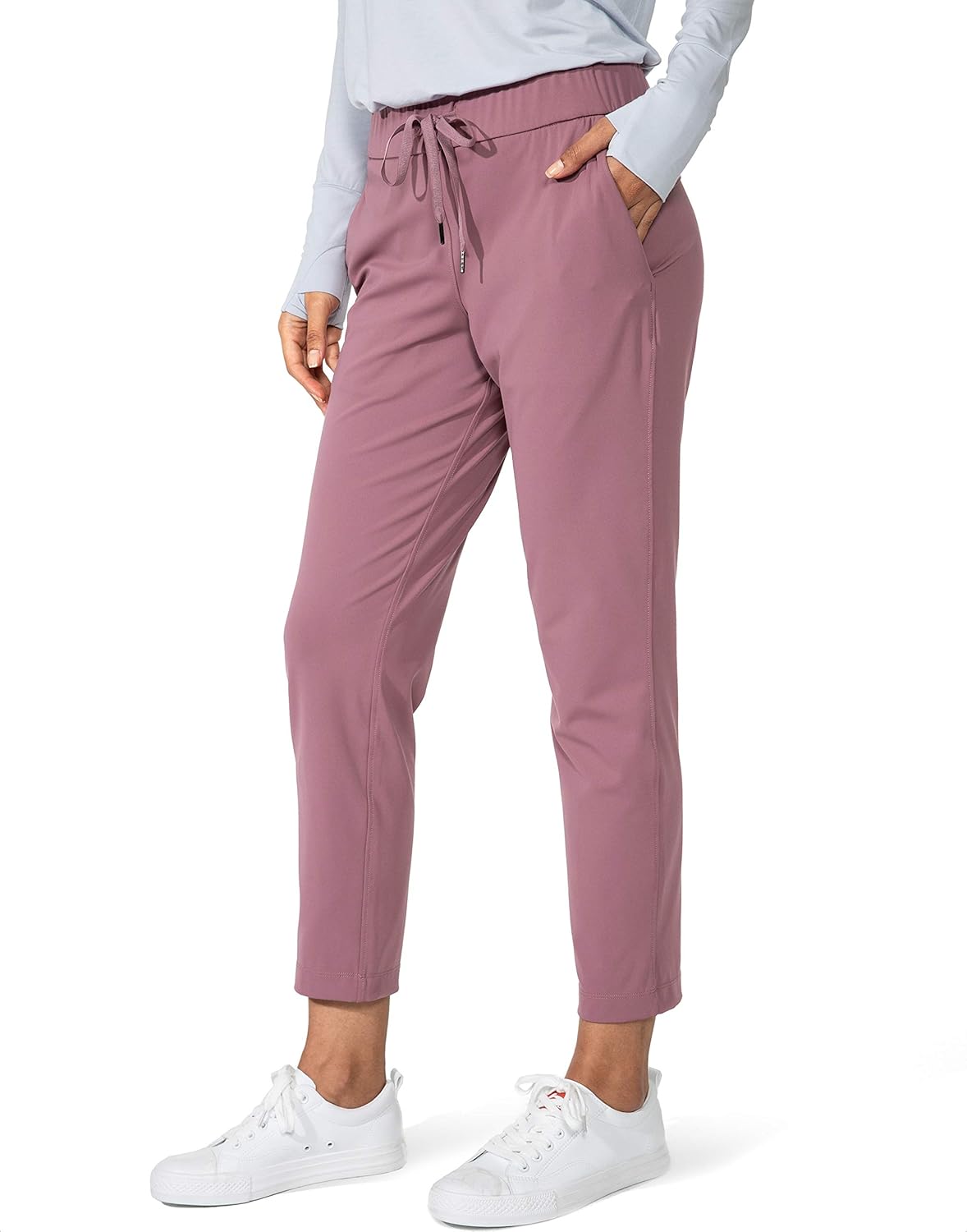 G Gradual Women's 7/8 Stretch Ankle Sweatpants with Pockets