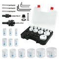 Hole Saw Kit Bi Metal 22 PCS Hole Saw Set - Clean Cuts for Metal