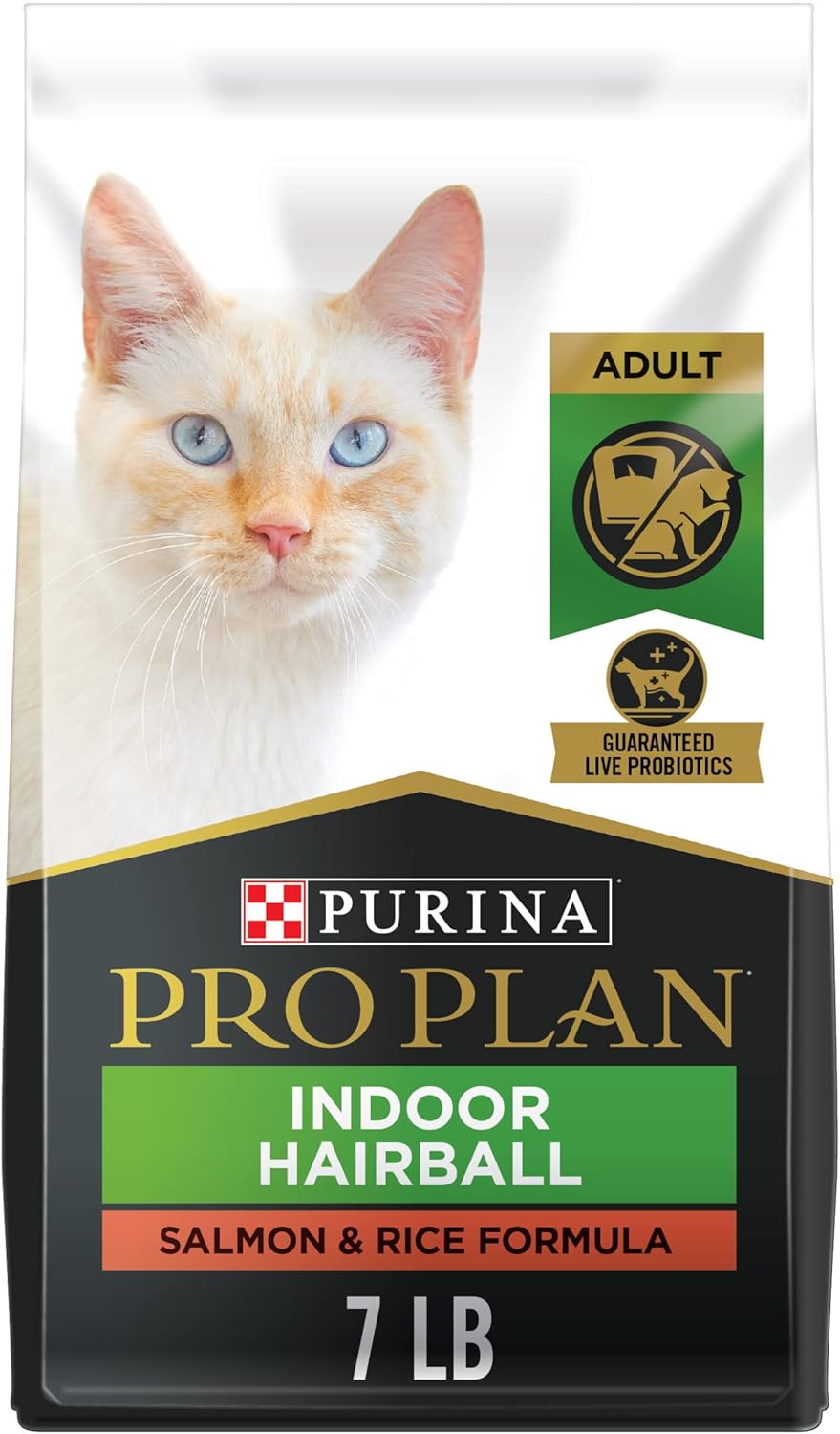 Purina Pro Plan Hairball Management Indoor Cat Food Salmon