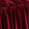 Burgundy Stretch Velvet Fabric 60 Inch Wide for Sewing Projects
