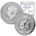 2025 NMM 2 oz British Silver Royal Tudor Beasts Greyhound of Richmond